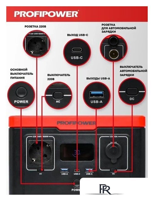 Портативная зарядная станция Profipower ПЭ-600PRO - Изображение №22 — Интернет-магазин ПроЗаказ