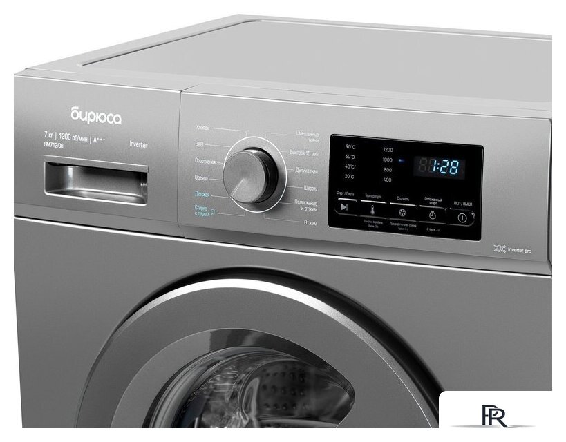 Стиральная машина Бирюса WM-SM712/08 M - Изображение №2 — Интернет-магазин ПроЗаказ