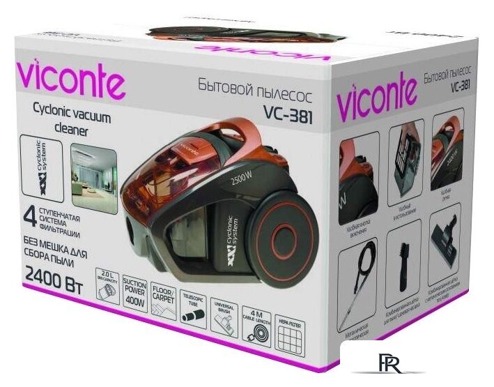 Пылесос Viconte VC-381 - Изображение №2 — Интернет-магазин ПроЗаказ