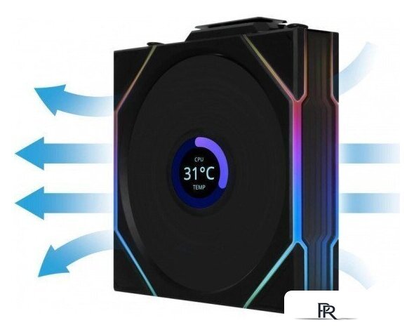 Комплект вентиляторов для корпуса с контроллером Lian Li Uni Fan TL 120 Wireless Reverse 12RTLLCD1W3B G99.12RTLLCD1W3B.R0 - Изображение №4 — Интернет-магазин ПроЗаказ