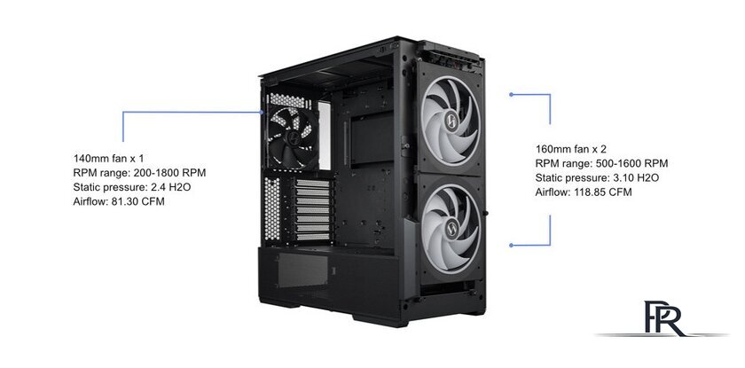 Корпус Lian Li Lancool 216 G99.LAN216X.10R - Изображение №7 — Интернет-магазин ПроЗаказ