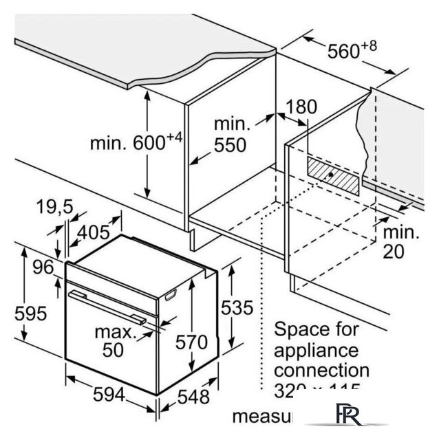Электрический духовой шкаф Bosch Serie 4 HUA736EV0T - Изображение №7 — Интернет-магазин ПроЗаказ
