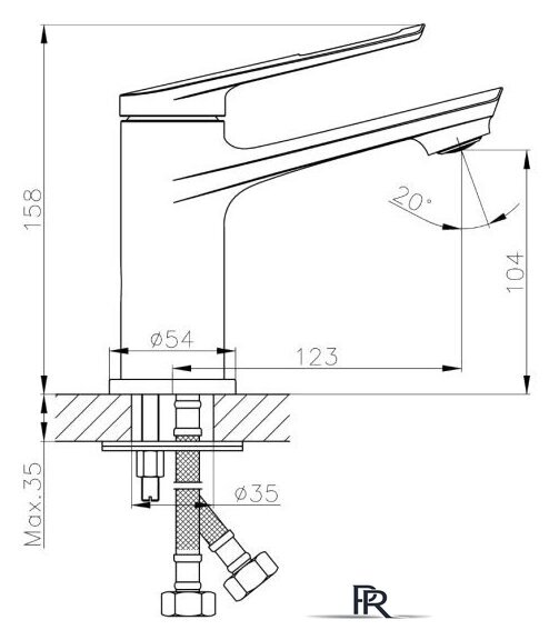 Смеситель Haiba HB10548-7 (черный) - Изображение №2 — Интернет-магазин ПроЗаказ