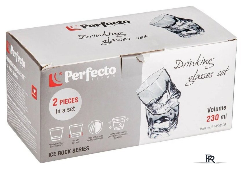 Набор стаканов для воды и напитков Perfecto Linea Ice Rock 31-290100 - Изображение №4 — Интернет-магазин ПроЗаказ