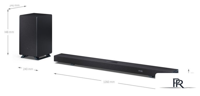 Саундбар Sharp HT-SBW55121 (черный) - Изображение №12 — Интернет-магазин ПроЗаказ