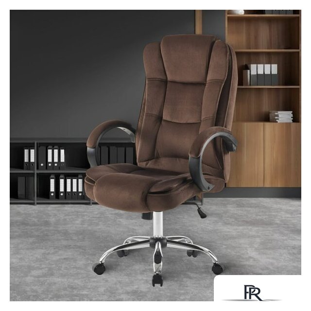 Офисное кресло Mio Tesoro Арно AF-C7307V (коричневый) - Изображение №7 — Интернет-магазин ПроЗаказ