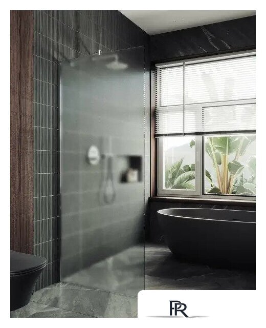 Душевая стенка MaybahGlass 195x79 MGD-700-5у (сатин стекло/хром матовый) - Изображение №4 — Интернет-магазин ПроЗаказ