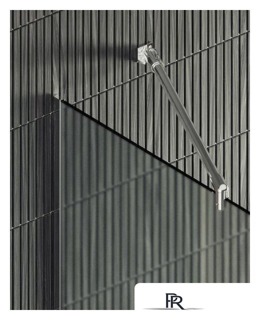 Душевая стенка MaybahGlass 195x79 MGD-700-5у (сатин стекло/хром матовый) - Изображение №2 — Интернет-магазин ПроЗаказ
