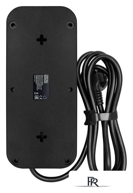 Сетевой фильтр Powercom SP-08 USB03AB (3 м, 8 розеток, черный) - Изображение №3 — Интернет-магазин ПроЗаказ