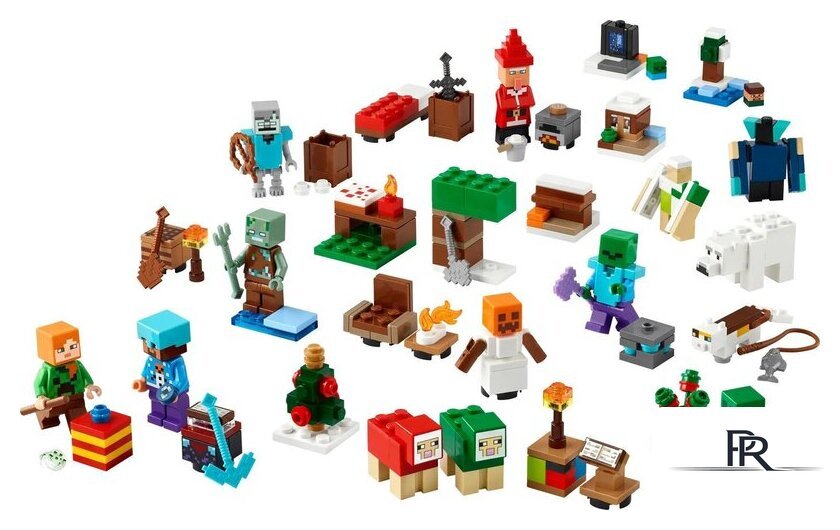 Конструктор LEGO Minecraft 21280 Advent Calendar 2025 - Изображение №2 — Интернет-магазин ПроЗаказ