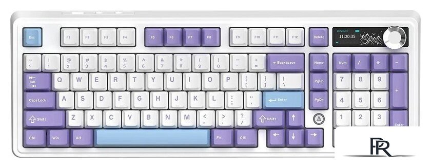 Клавиатура Ajazz AK980 V2 (фиолетовый/белый/синий, Ajazz Gift) - Изображение №2 — Интернет-магазин ПроЗаказ