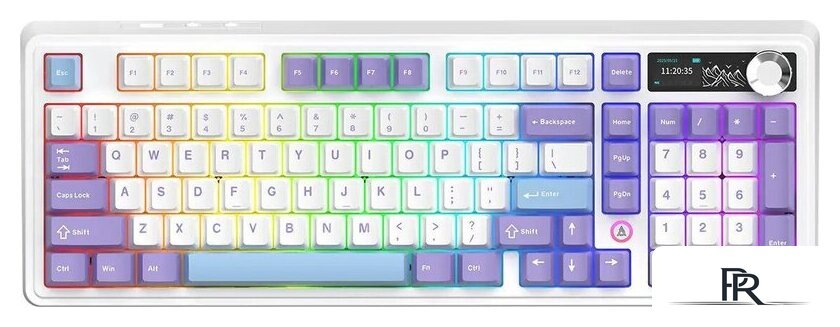 Клавиатура Ajazz AK980 V2 (фиолетовый/белый/синий, Ajazz Gift) - Изображение №1 — Интернет-магазин ПроЗаказ