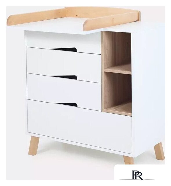 Детский комод Rant Lago Pro 800/4 (cloud white) - Изображение №14 — Интернет-магазин ПроЗаказ