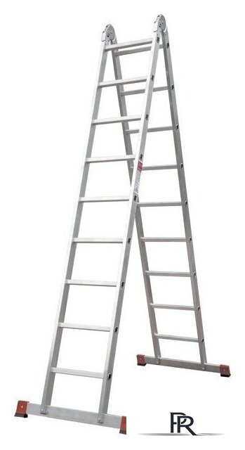 Лестница-трансформер Новая высота NV 331 шарнирная 2x9 ступеней - Изображение №1 — Интернет-магазин ПроЗаказ