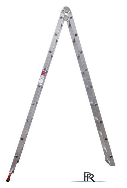 Лестница-трансформер Новая высота NV 331 шарнирная 2x9 ступеней - Изображение №5 — Интернет-магазин ПроЗаказ