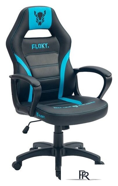 Игровое (геймерское) кресло FLOKY Vibe Aqua-Black - Изображение №1 — Интернет-магазин ПроЗаказ