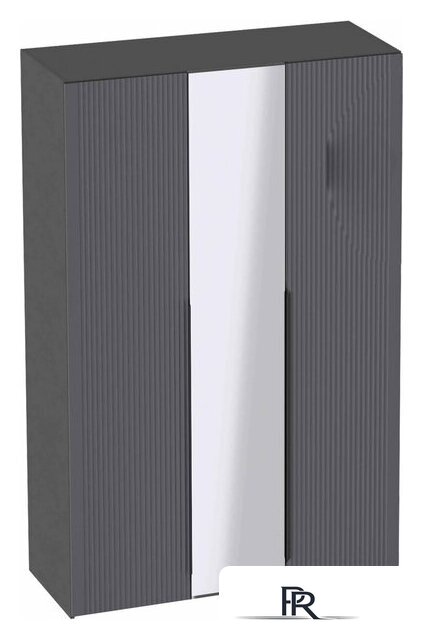 Шкаф распашной Мебельград Нора 3 дв (металл бруклин/графит) - Изображение №1 — Интернет-магазин ПроЗаказ