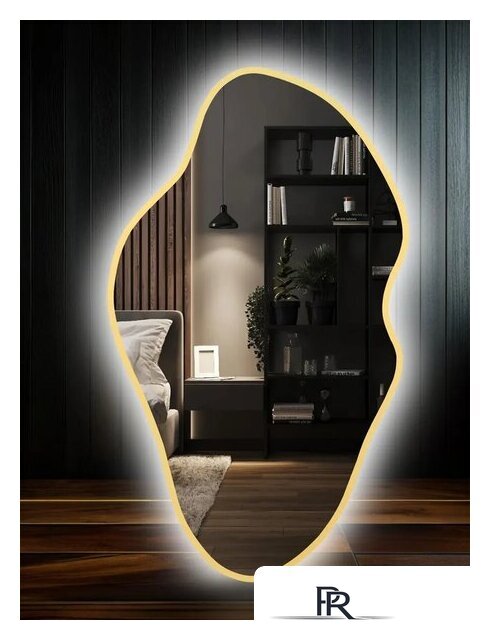Зеркало с подсветкой  EMZE 45x77 LED.UV.NF.45.77.AUR.SW.4K (золото с УФ-окантовкой и подсветкой) - Изображение №9 — Интернет-магазин ПроЗаказ