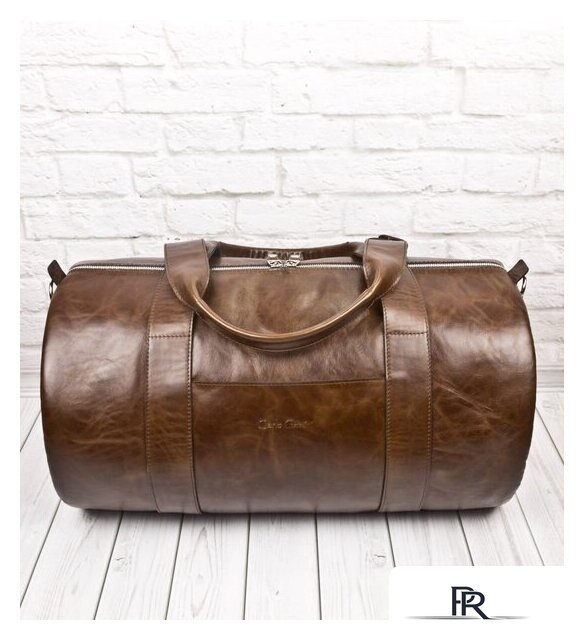 Дорожная сумка Carlo Gattini Premium Faenza 4033-02 (коричневый) - Изображение №6 — Интернет-магазин ПроЗаказ