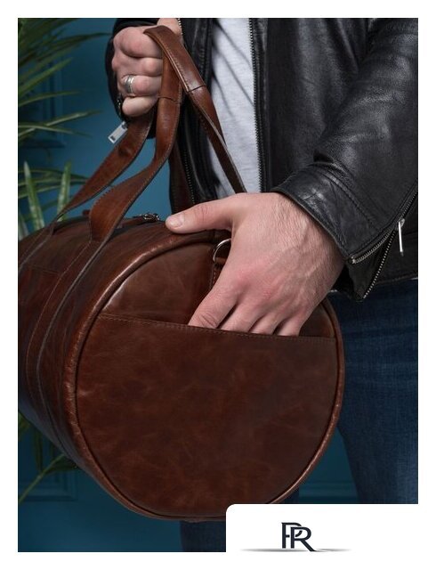 Дорожная сумка Carlo Gattini Premium Faenza 4033-02 (коричневый) - Изображение №12 — Интернет-магазин ПроЗаказ