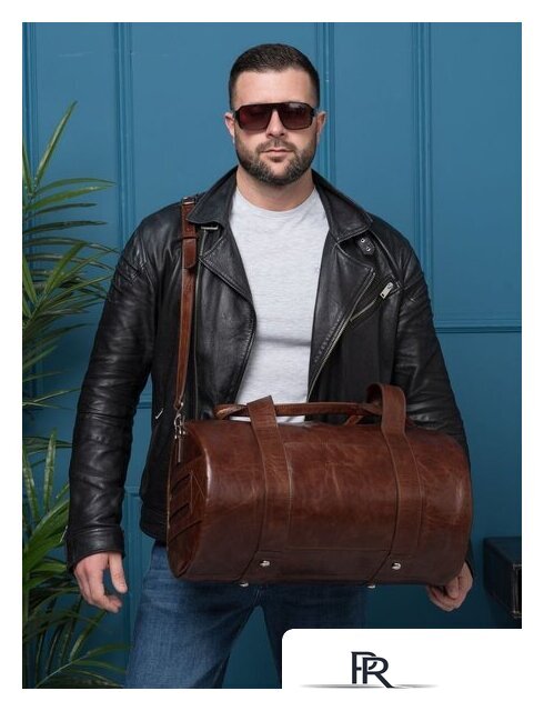 Дорожная сумка Carlo Gattini Premium Faenza 4033-02 (коричневый) - Изображение №9 — Интернет-магазин ПроЗаказ