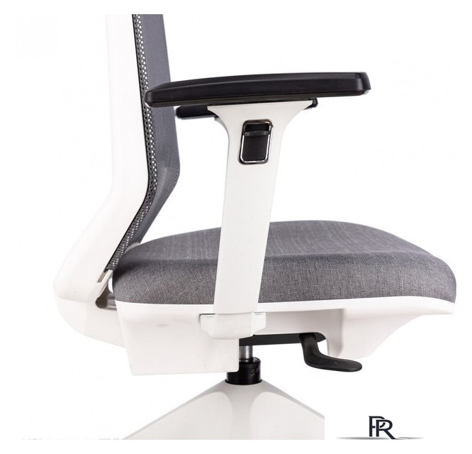 Офисное кресло Бюрократ MC-W611NL (серый TW-04/ткань 38-417/пластик белый) - Изображение №15 — Интернет-магазин ПроЗаказ
