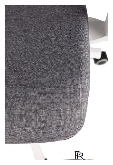 Офисное кресло Бюрократ MC-W611NL (серый TW-04/ткань 38-417/пластик белый) - Изображение №7 — Интернет-магазин ПроЗаказ