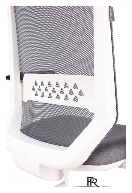 Офисное кресло Бюрократ MC-W611NL (серый TW-04/ткань 38-417/пластик белый) - Изображение №9 — Интернет-магазин ПроЗаказ