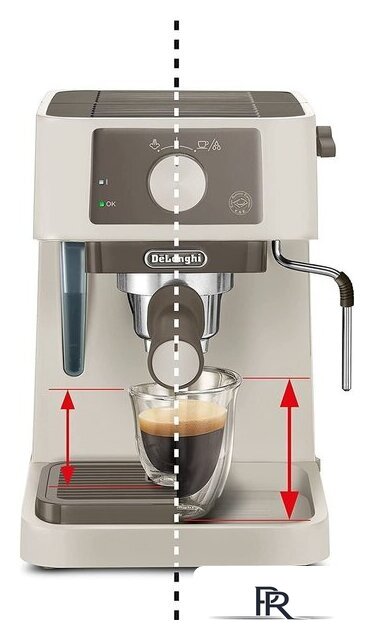 Рожковая кофеварка DeLonghi Stilosa EC235.CR - Изображение №2 — Интернет-магазин ПроЗаказ