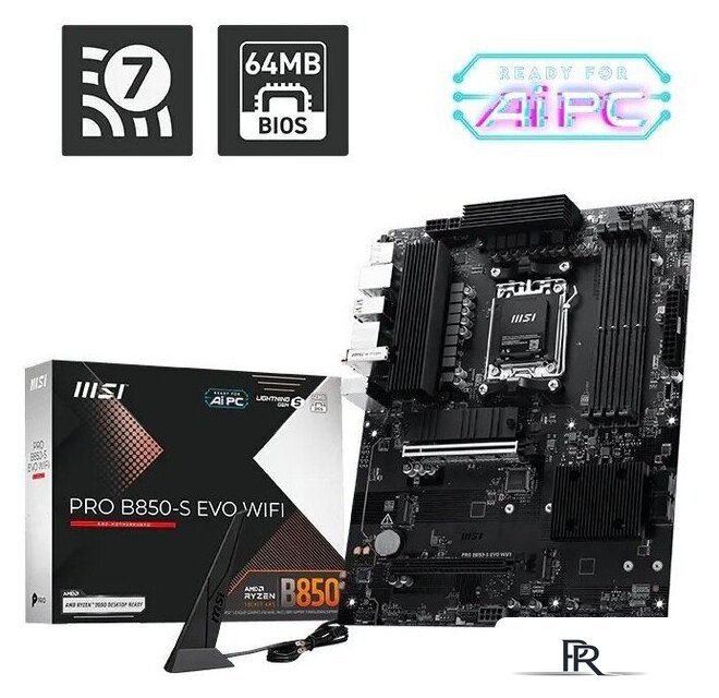 Материнская плата MSI Pro B850-S Evo WiFi - Изображение №5 — Интернет-магазин ПроЗаказ