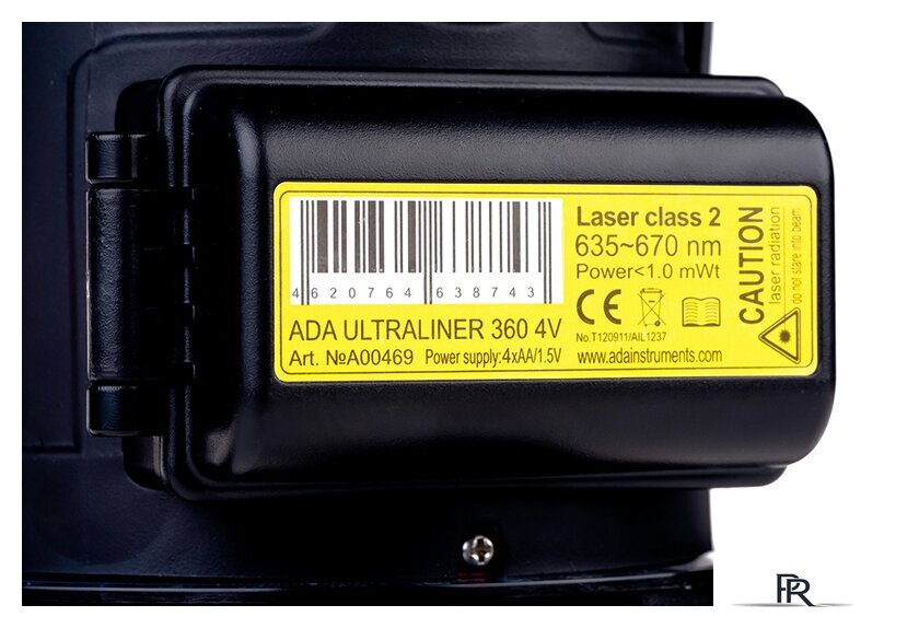 Лазерный нивелир ADA Instruments ULTRALiner 360 4V [A00469] - Изображение №9 — Интернет-магазин ПроЗаказ