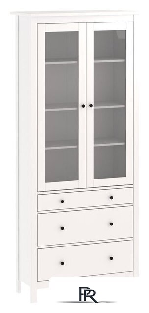 Шкаф-витрина Mio Tesoro Сага 2.08.07.130.1 (белый) - Изображение №1 — Интернет-магазин ПроЗаказ