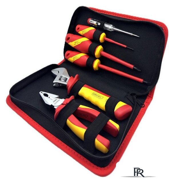 Электромонтажный набор Deli DQ91001 (6 предметов) - Изображение №1 — Интернет-магазин ПроЗаказ