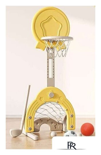 Баскетбольная стойка Perfetto Sport Гольф PS-074-Y (жёлтый) - Изображение №1 — Интернет-магазин ПроЗаказ