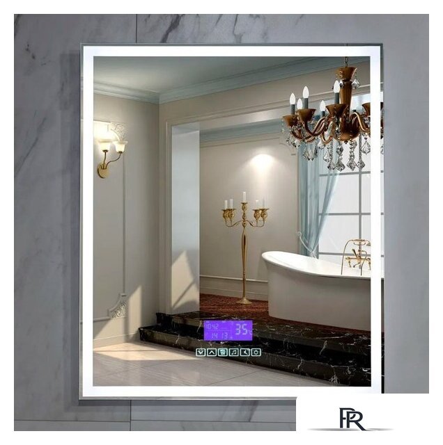  Пекам Зеркало Greta 80x90 greta-80x90MP (с подсветкой, с многофункциональной панелью, подогрев) - Изображение №2 — Интернет-магазин ПроЗаказ