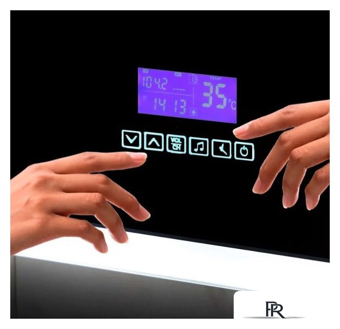  Пекам Зеркало Greta 80x90 greta-80x90MP (с подсветкой, с многофункциональной панелью, подогрев) - Изображение №10 — Интернет-магазин ПроЗаказ