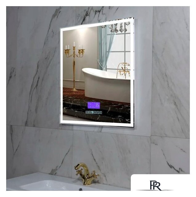  Пекам Зеркало Greta 80x90 greta-80x90MP (с подсветкой, с многофункциональной панелью, подогрев) - Изображение №5 — Интернет-магазин ПроЗаказ