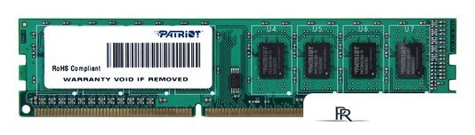 Оперативная память Patriot 4GB DDR3 PC3-12800 [PSD34G1600L81] - Изображение №1 — Интернет-магазин ПроЗаказ