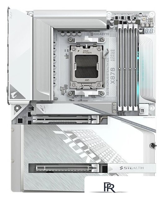 Материнская плата Gigabyte X870 Aorus Stealth Ice - Изображение №1 — Интернет-магазин ПроЗаказ