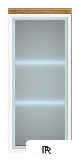 Шкаф-пенал Памир Гретта 1В (крафт золотой/белый) - Изображение №1 — Интернет-магазин ПроЗаказ