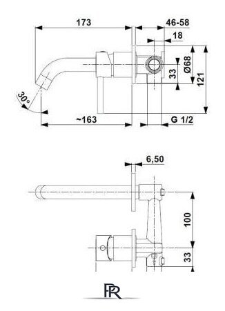Смеситель Armatura Moza 5039-810-00 - Изображение №3 — Интернет-магазин ПроЗаказ