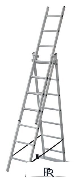Лестница-трансформер FIT Трехсекционная алюминиевая 65432 - Изображение №1 — Интернет-магазин ПроЗаказ