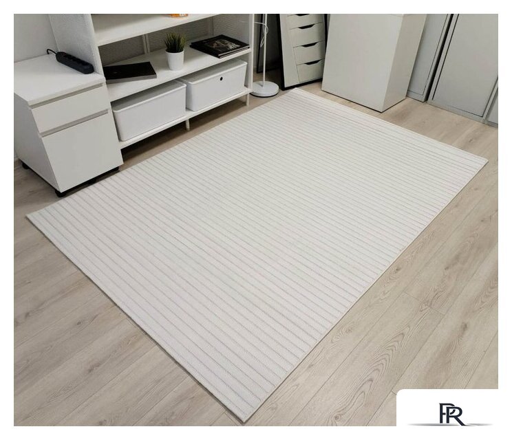 Ковер для жилой комнаты Radjab Carpet Сканди Сизаль Прямоугольник 10935A 12192RK (1.4x2, Krem/Krem) - Изображение №2 — Интернет-магазин ПроЗаказ