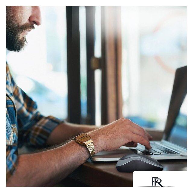 Мышь Logitech M185 (черный/красный) - Изображение №6 — Интернет-магазин ПроЗаказ