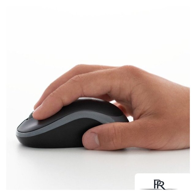 Мышь Logitech M185 (черный/красный) - Изображение №4 — Интернет-магазин ПроЗаказ