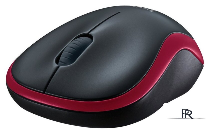 Мышь Logitech M185 (черный/красный) - Изображение №3 — Интернет-магазин ПроЗаказ