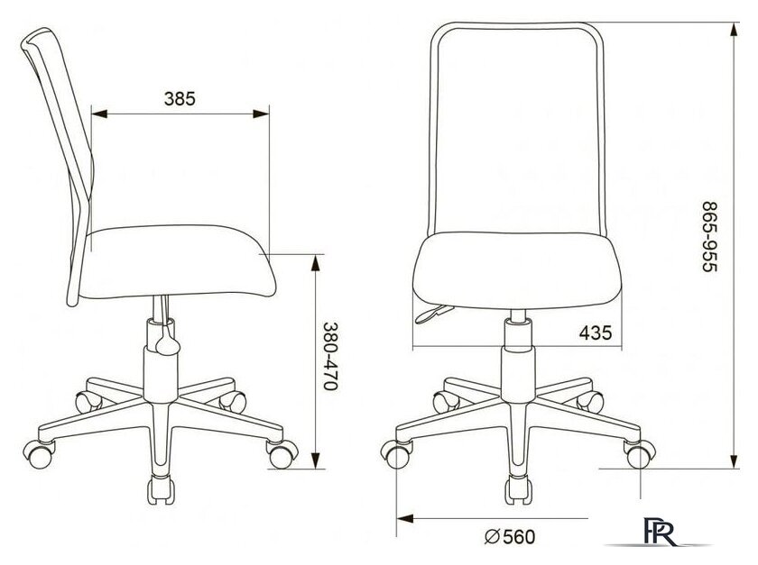 Компьютерное кресло Бюрократ KD-9/WH/TW-18 (салатовый) - Изображение №5 — Интернет-магазин ПроЗаказ