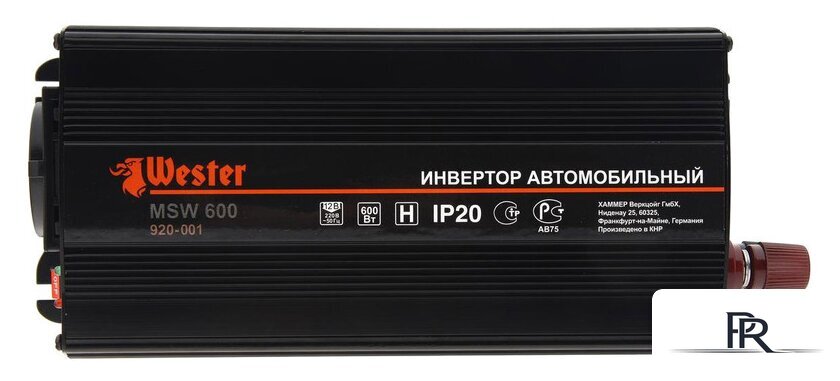 Автомобильный инвертор Wester MSW600 - Изображение №2 — Интернет-магазин ПроЗаказ