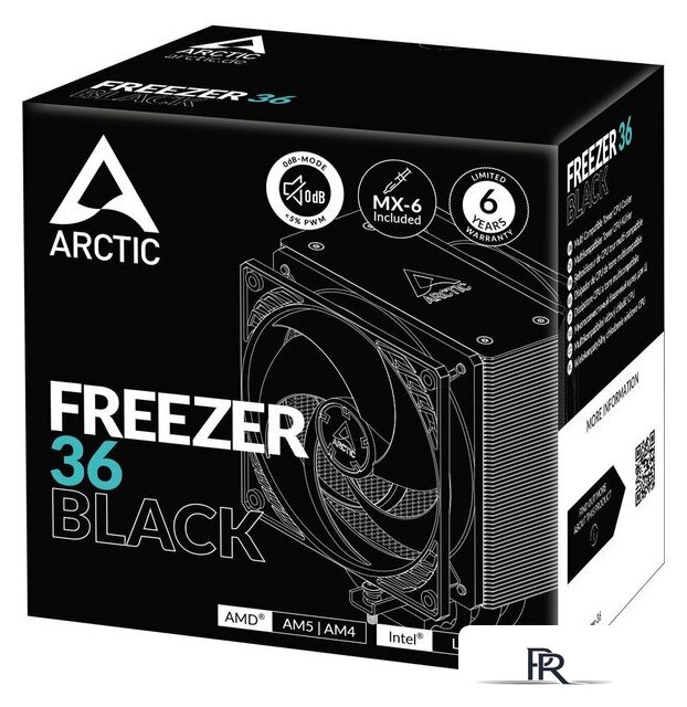 Кулер для процессора Arctic Freezer 36 Black ACFRE00123A - Изображение №7 — Интернет-магазин ПроЗаказ