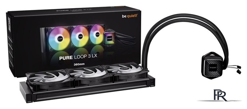 Система жидкостного охлаждения для процессора be quiet! Pure Loop 3 LX 360mm BW031EU - Изображение №3 — Интернет-магазин ПроЗаказ